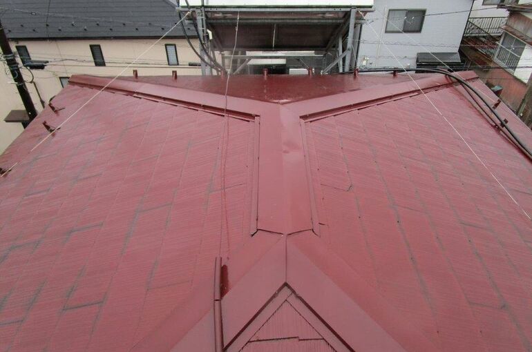 施工前の屋根