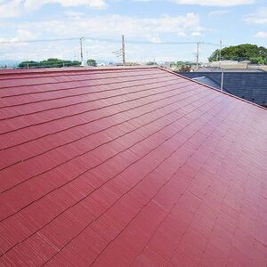 塗装後のアパート屋根
