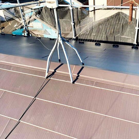 葺き替え後の屋根