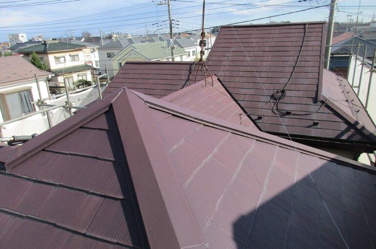 塗装前の屋根