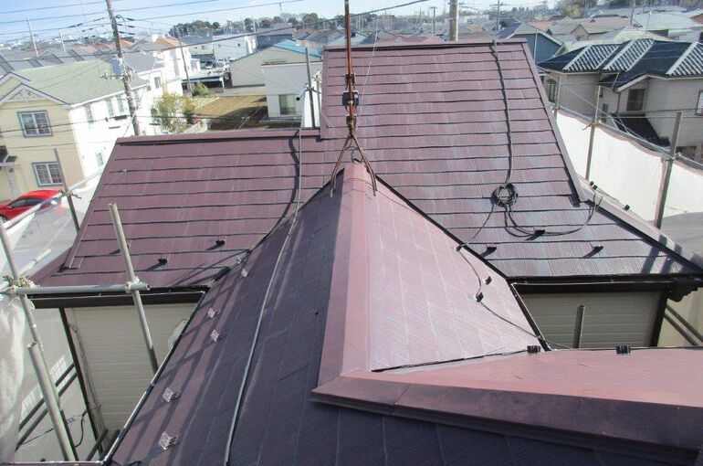 塗装前の屋根