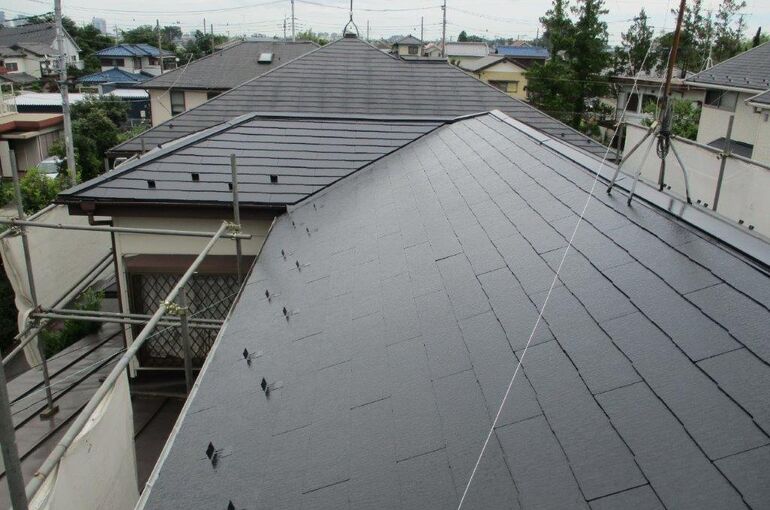 塗装後の屋根