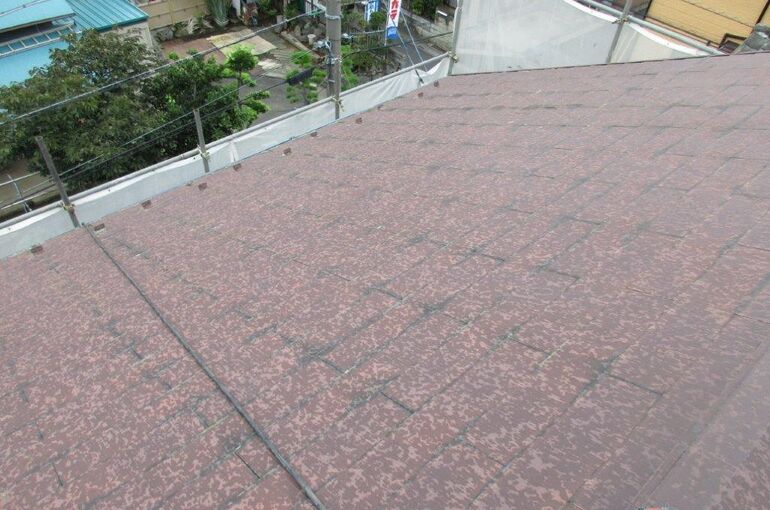 塗装前の屋根