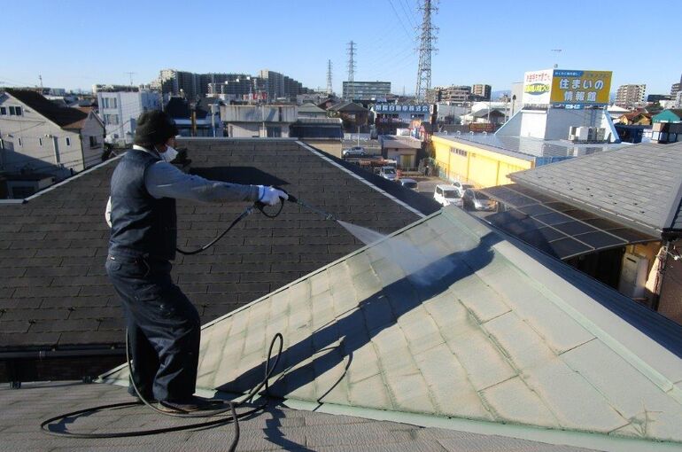 塗装前の屋根