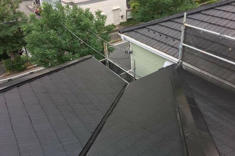 塗装後の屋根