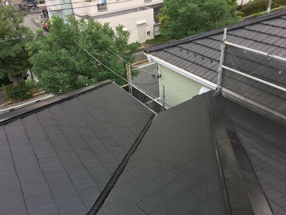 施工後の屋根
