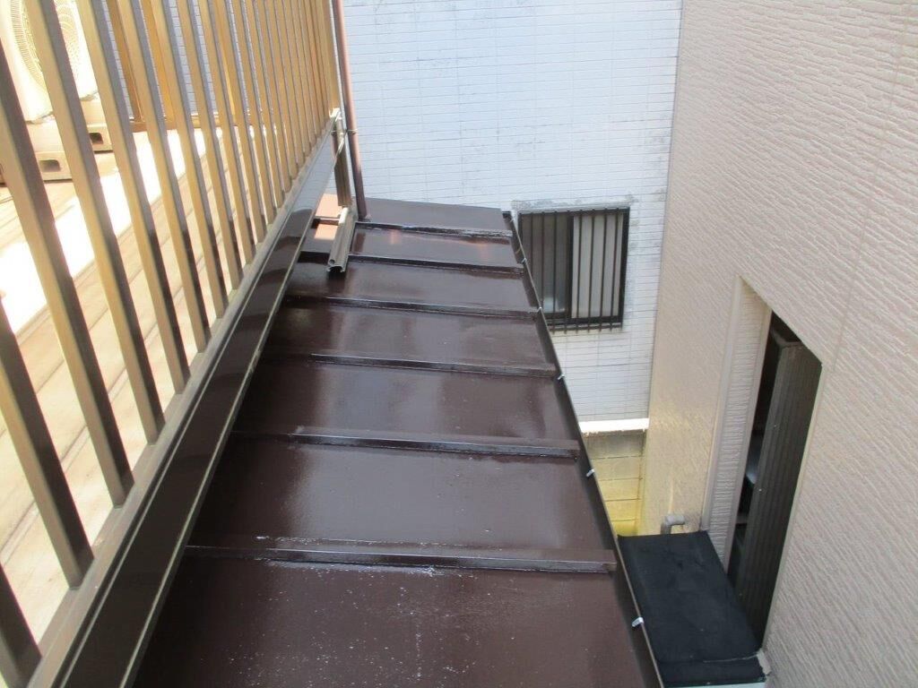 施工後の下屋根