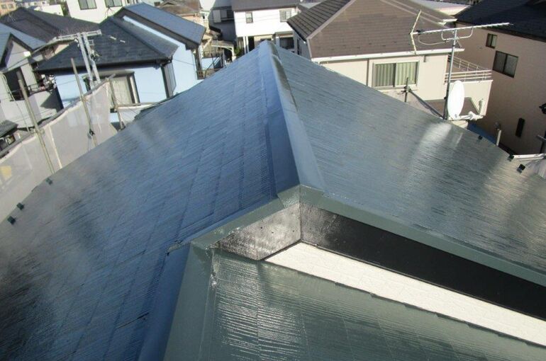 塗装後の屋根